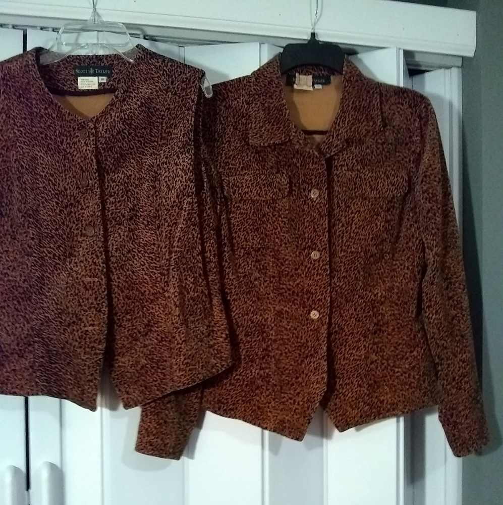 Scott Taylor Vest & matching Over Shirt